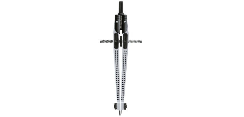 Balaustrone grip - diametro max cerchio 390 mm - silver - Faber-Castell