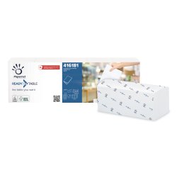 Tovaglioli interfogliati 1/4 Fold - 33 x 22 cm - monovelo - bianco - Papernet - conf. 224 pezzi
