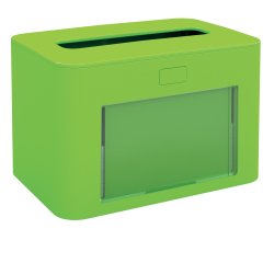 Dispenser personalizzabile - per tovaglioli interfogliati - verde - Papernet