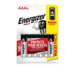 Pila ministilo AAA - 1,5V - Max alcalina - Energizer - blister 6 pezzi