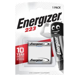 Pila 223 Photo Lithium - 3V - Energizer Specialistiche - blister 1 pezzo