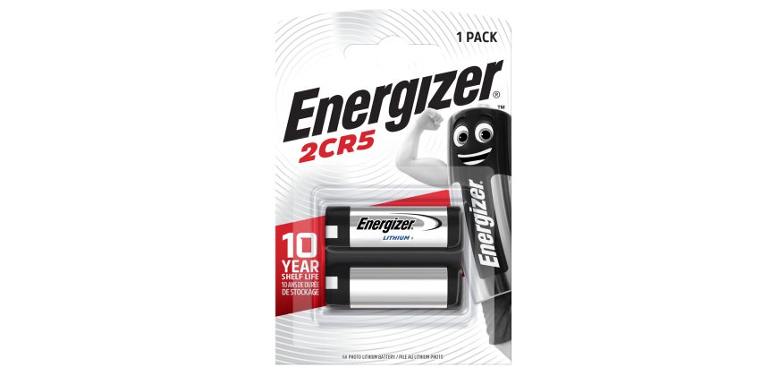 Pila 2CR5 Photo Lithium - 6V - Energizer specialistiche - blister 1 pezzo