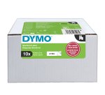 Nastro D1 standard 458030 - 19 mm x 7 mt - PL - nero/bianco - Dymo - value pack 10 pezzi