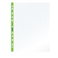 Buste forate - PPL - con banda verde neon - liscia - 22 x 30 cm - Favorit - conf. 25 pezzi