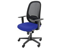 Seduta operativa Andy ANN - con braccioli regolabili - blu - Unisit