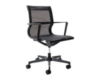 Poltrona direzionale Tekno TKN - con braccioli inclusi - nero - Unisit