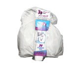 Sacchi bagno - 40 x 50 cm - 15 L - 16 micron - MDPE/HDPE - bianco - Rolsac - conf. 30 pezzi