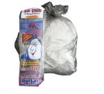 Sacchi - 50 x 60 cm - 30 L - 16 micron - MDPE/HDPE - trasparente neutro - Rolsac - conf. 20 pezzi