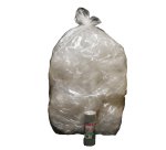 Sacchi - 70 x 110 cm - 110 L - 22 micron - MDPE/HDPE - trasparente neutro - Rolsac - conf. 10 pezzi
