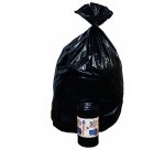 Sacchi - 90 x 120 cm - 130 L - 63 micron - MDPE/HDPE - nero - Rolsac - conf. 10 pezzi