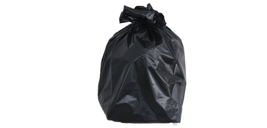 Sacchi - 72 x 110 cm - 110 L - 47 micron - MDPE/HDPE - nero - Rolsac - scatola 200 pezzi