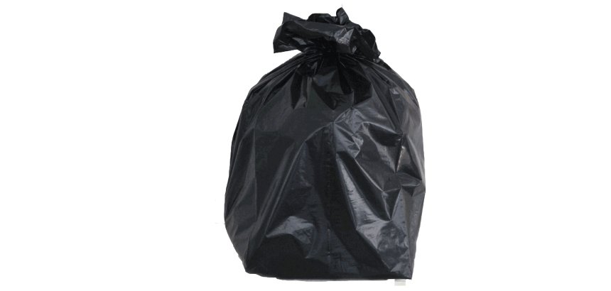 Sacchi - 72 x 110 cm - 110 L - 47 micron - MDPE/HDPE - nero - Rolsac - scatola 200 pezzi