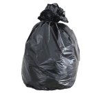 Sacchi - 80 x 110 cm - 130 L - 49 micron - MDPE/HDPE - nero - Rolsac - scatola 100 pezzi
