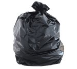 Sacchi - 90 x 120 cm - 130 L - 50 micron - MDPE/HDPE - nero - Rolsac - scatola 200 pezzi