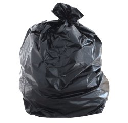 Sacchi - 90 x 120 cm - 130 L - 50 micron - MDPE/HDPE - nero - Rolsac - scatola 200 pezzi