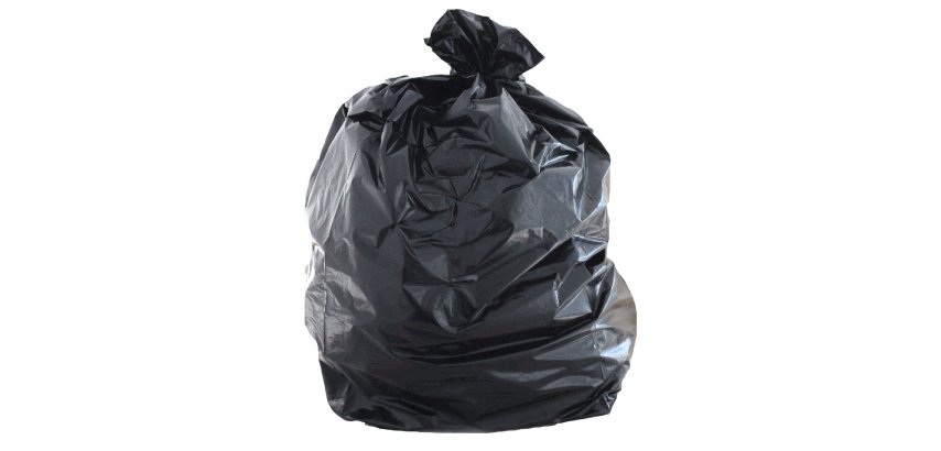 Sacchi - 90 x 120 cm - 130 L - 50 micron - MDPE/HDPE - nero - Rolsac - scatola 200 pezzi