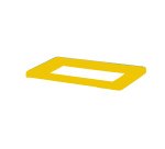 Coperchio per contenitore Bob Color - 30 x 20 x 3,5 cm - giallo - Medial