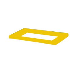 Coperchio per contenitore Bob Color - 20x2 cm - giallo - Medial International