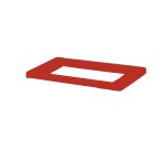 Coperchio per contenitore Bob Color - 30 x 20 x 3,5 cm - rosso - Medial