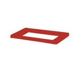 Coperchio per contenitore Bob Color - 20x2 cm - rosso - Medial