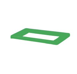 Coperchio per contenitore Bob Color - 30 x 20 x 3,5 cm - verde - Medial