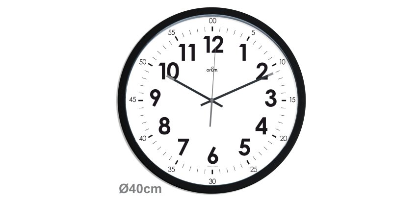 Orologio da parete Orion - silent clock - diametro 40 cm - Cep
