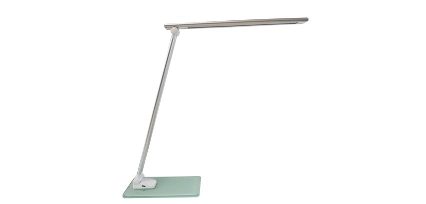 Lampada da tavolo Popy - a led - 6 W - alluminio/vetro - Unilux