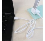 Lampada da tavolo Popy - a led - 6 W - alluminio/vetro - Unilux