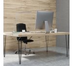 Lampada da tavolo Popy - a led - 6 W - alluminio/vetro - Unilux