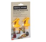 Tappi olio/aceto salvagoccia - Perfetto - set 2 pezzi