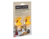 Tappi olio/aceto salvagoccia - Perfetto - set 2 pezzi