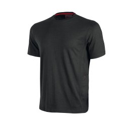 T-Shirt U-Power Road nero, 3 unità