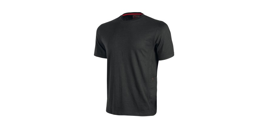 T-Shirt U-Power Road nero, 3 unità