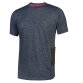 T-Shirt U-Power Road blu, 3 unità