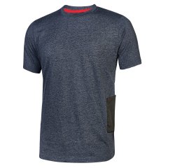 T-Shirt U-Power Road blu, 3 unità