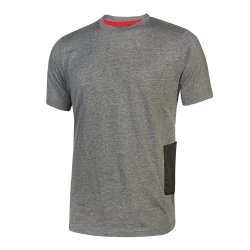 T-Shirt U-Power Road grigio, 3 unità, taglia L