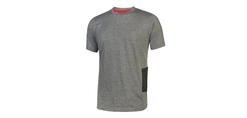 T-Shirt U-Power Road grigio, 3 unità