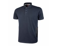 Polo a maniche corte U-Power Gap blu, 3 unità