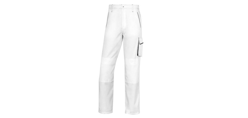 Pantalone da lavoro Deltaplus Panostyle M6PAN, bianco/grigio