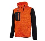 Felpa da lavoro U-Power Rainbow, arancione fluo