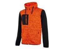 Felpa da lavoro U-Power Rainbow, arancione fluo