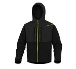 Giacca Deltaplus Softshell Horten, nero/giallo
