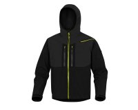 Giacca Deltaplus Softshell Horten, nero/giallo