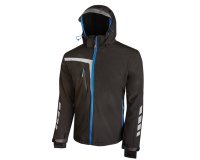 Giacca da lavoro SoftShell Quick - nero/blu - taglia L - U-Power