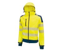 Giacca alta visibilità U-Power Softshell Miky, giallo fluo