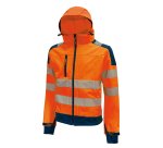 Giacca alta visibilità U-Power Softshell Miky, arancio fluo