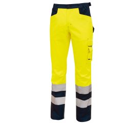 Pantalone invernale alta visibilità U-Power Beacon, giallo fluo