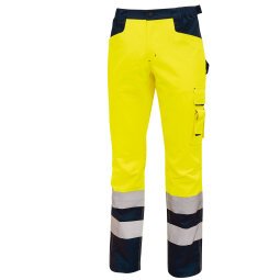 Pantalone invernale alta visibilità U-Power Beacon, giallo fluo