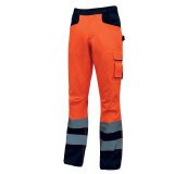 Pantalone invernale alta visibilità U-Power Beacon, arancio fluo