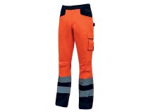 Pantalone invernale alta visibilità U-Power Beacon, arancio fluo